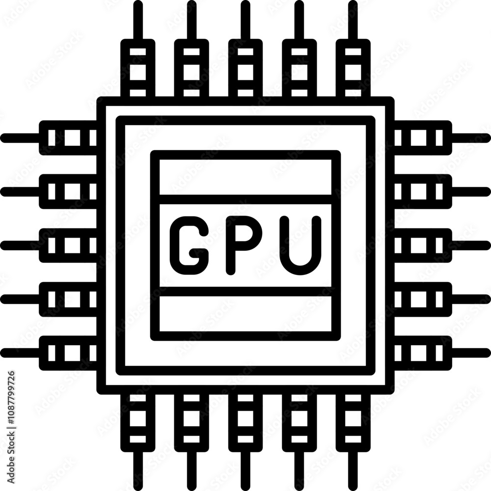 gpu icon gpu icon