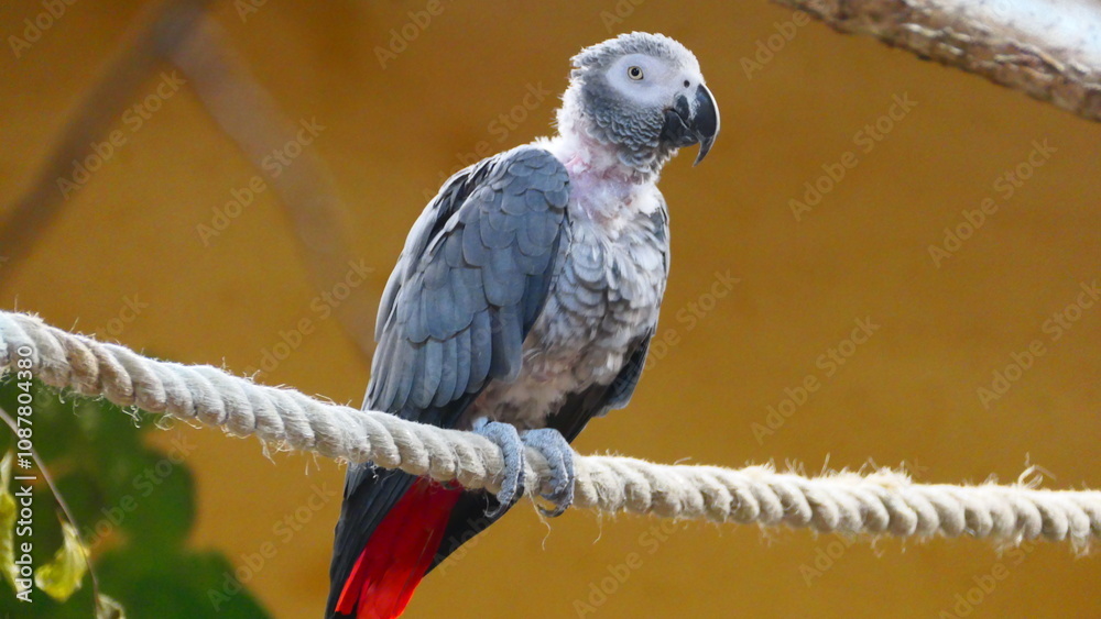 Obraz premium Graupapagei