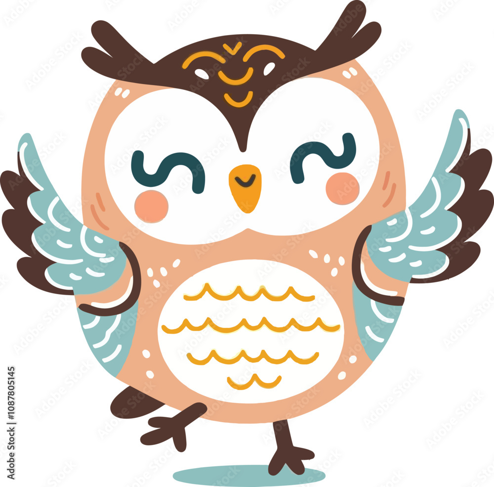 Obraz premium Animals dancing illustration for kids