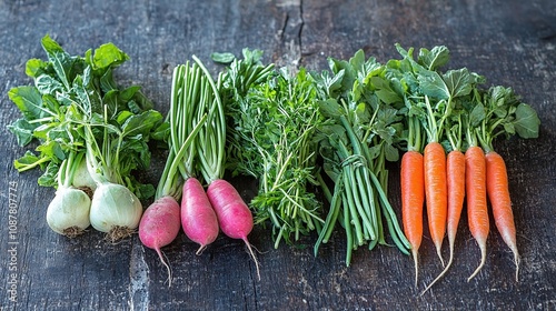 Vegetables fresh and vibrant the essence of healthy living and sustainable farming.






