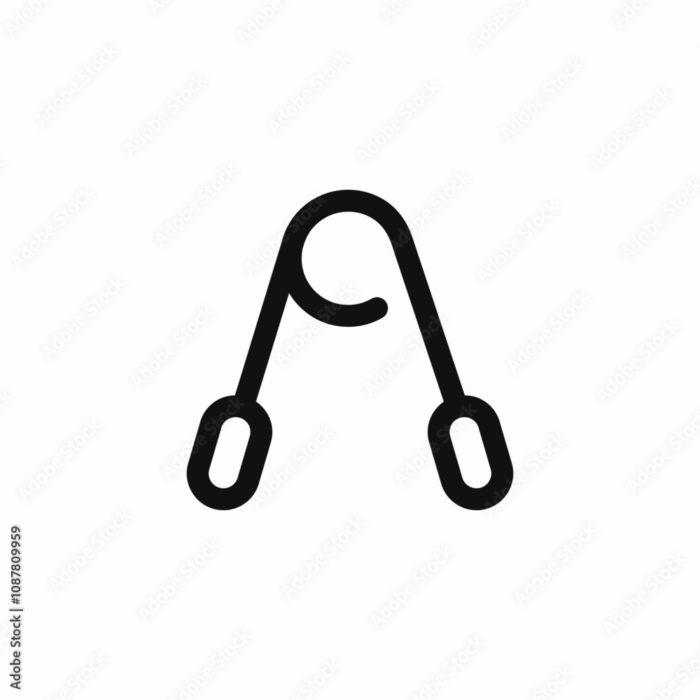 expander gym icon sign vector expander gym icon sign vector