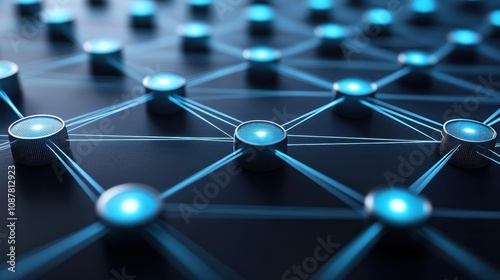 Abstract network connection. (1)