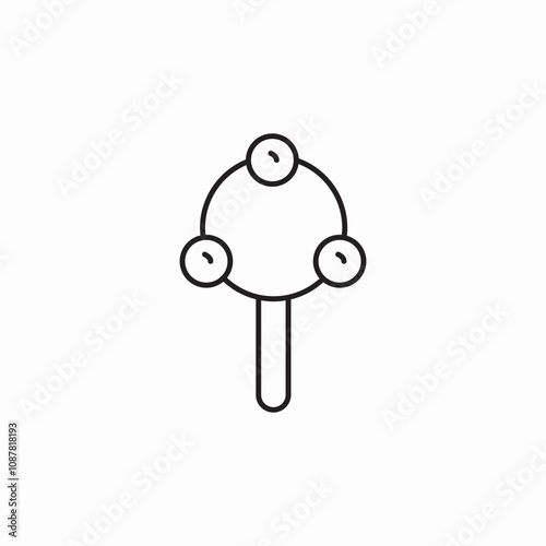 toy beanbag icon sign vector