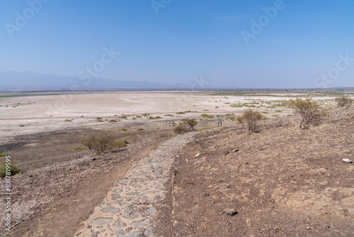 Trail to Observation Hill in Amboseli National Park Kenya