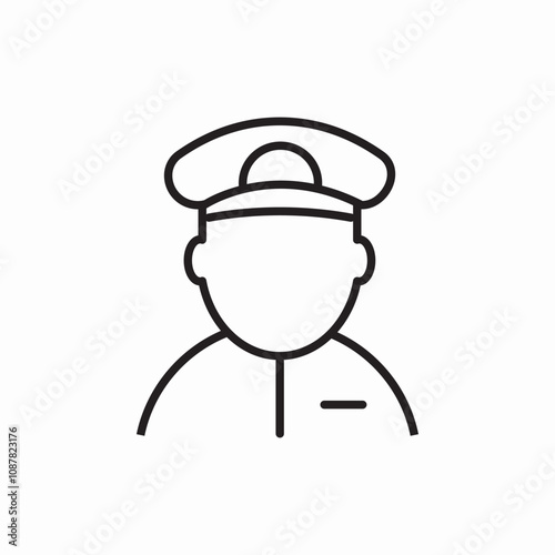 gate keeper icon sign vector