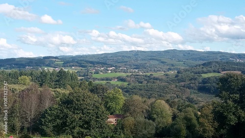 Panorámica de Boimorto, Galicia