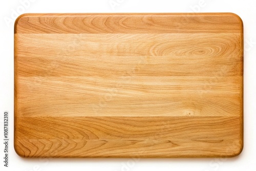 Wooden board isolated on white background 