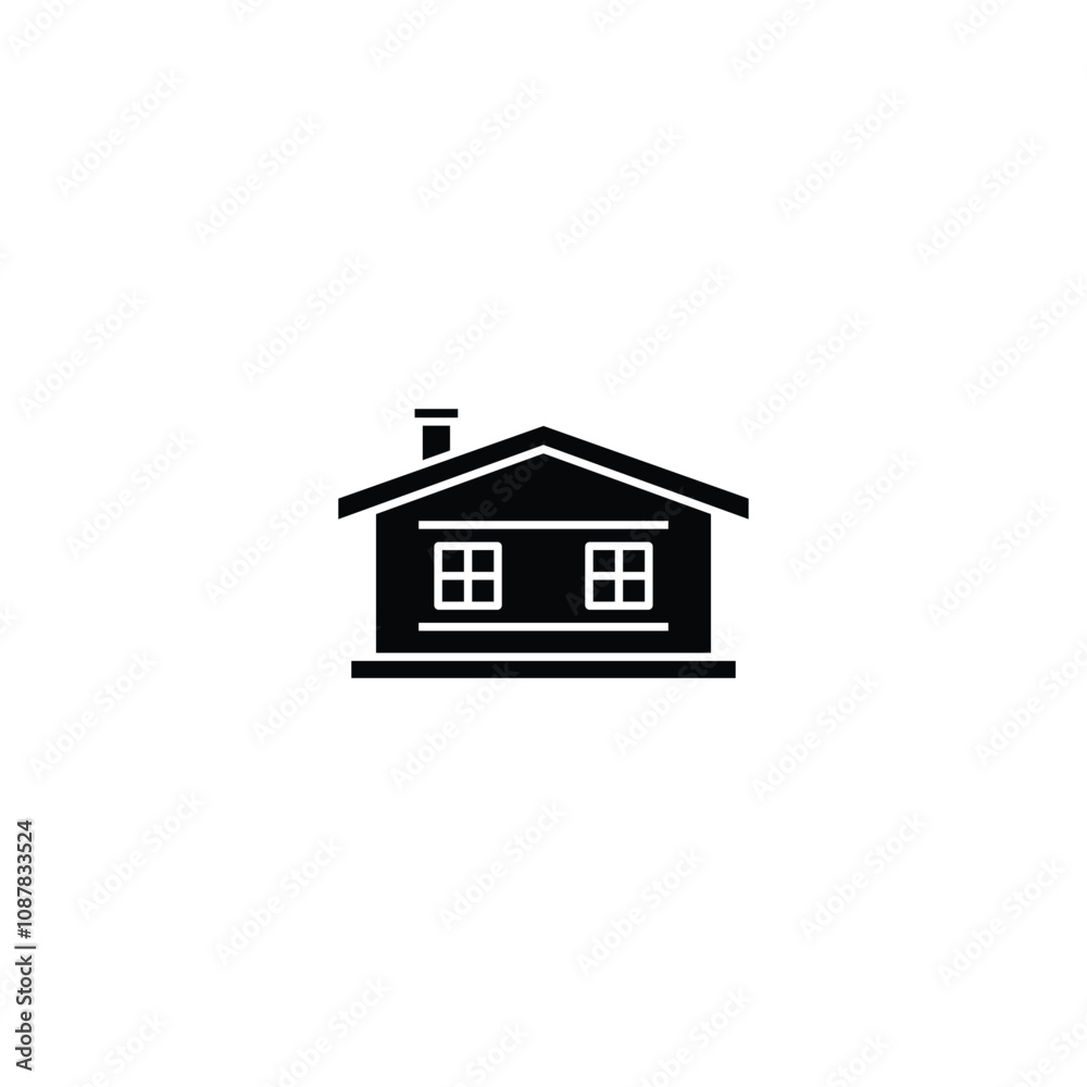 Modern Building Icon Design Modern Building Icon Design