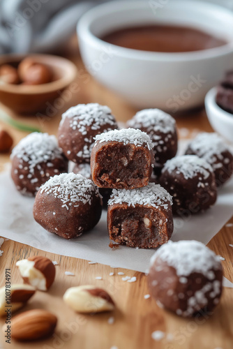 Healthy Candies. Healthy homemade christmas candies balls