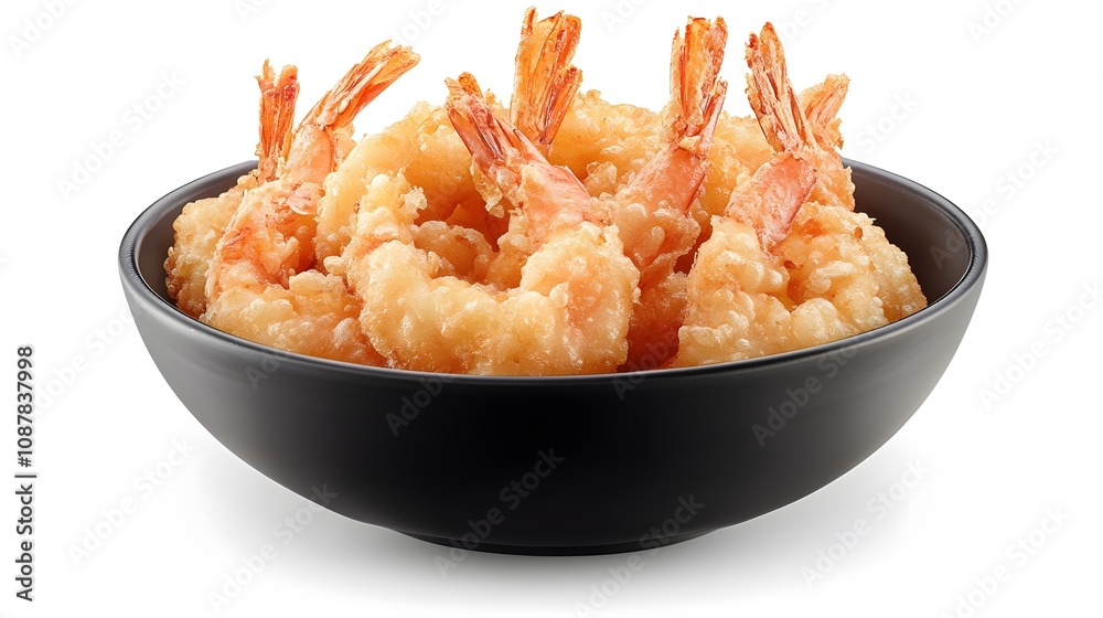 Food, Japanese Dish Tempura, on White Background, Photo Realistic, Wallpaper, Cover and Screen for Smartphone, PC, Laptop, 9:16 and 16:9 Format Food, Japanese Dish Tempura, on White Background, Photo Realistic, Wallpaper, Cover and Screen for Smartphone, PC, Laptop, 9:16 and 16:9 Format