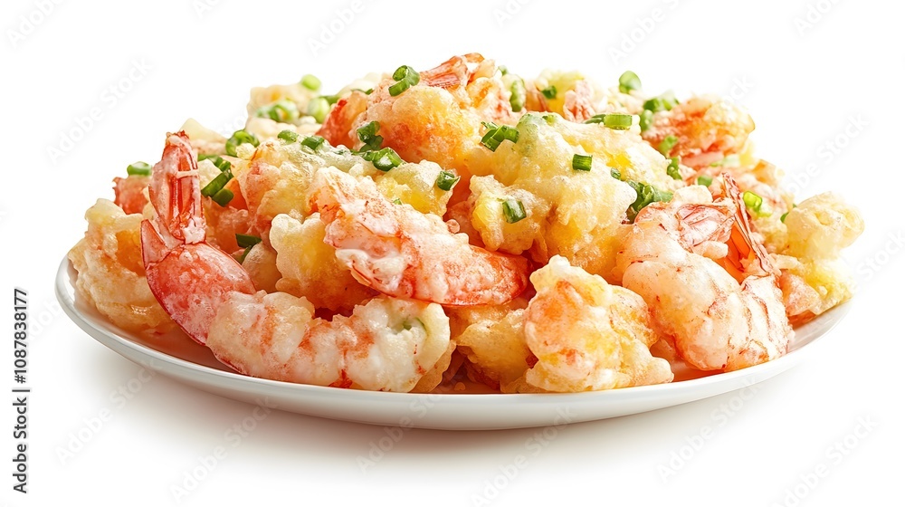 Food, Japanese Dish Tempura, on White Background, Photo Realistic, Wallpaper, Cover and Screen for Smartphone, PC, Laptop, 9:16 and 16:9 Format Food, Japanese Dish Tempura, on White Background, Photo Realistic, Wallpaper, Cover and Screen for Smartphone, PC, Laptop, 9:16 and 16:9 Format