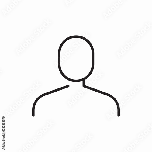 human user avatar icon sign vector