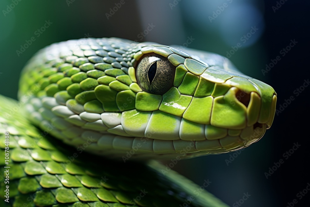 Captivating illustration of the year of the green wood snake for the midjourney prompt Captivating illustration of the year of the green wood snake for the midjourney prompt