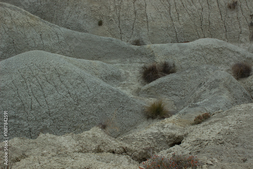 View of the Abanilla desert or Mahoya Desert in Murcia, Spain photo