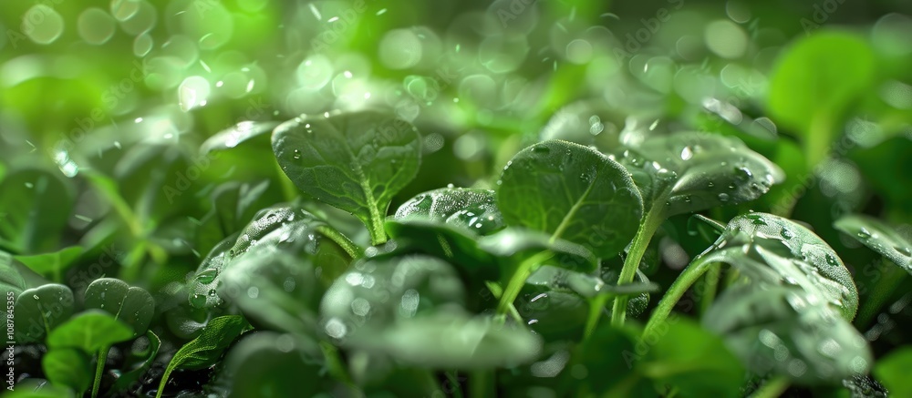 Macro Image of Baby Spinach Seed Coat Adhesion Macro Image of Baby Spinach Seed Coat Adhesion