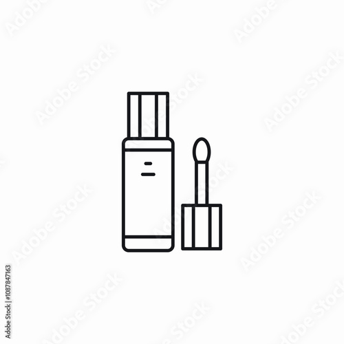 lipstick lips icon sign vector