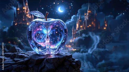 Once upon a time there was a crystal apple