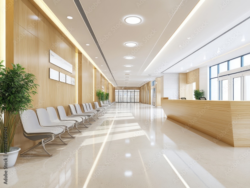 Modern Office Lobby Waiting Area Design With Wooden Accents Modern Office Lobby Waiting Area Design With Wooden Accents