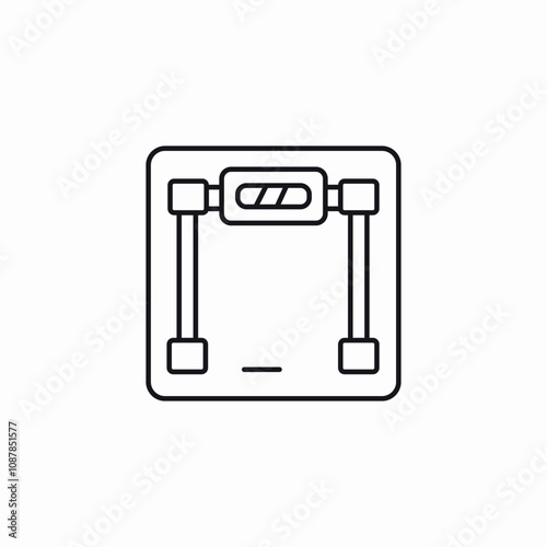 traffic barrier icon sign vector
