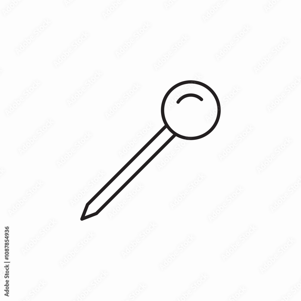 board pin icon sign vector board pin icon sign vector
