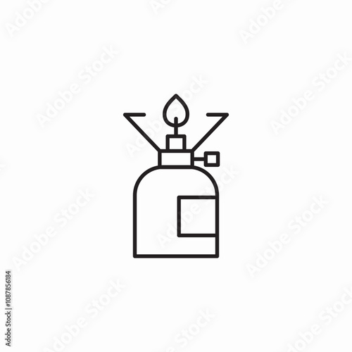 propane tank icon sign vector