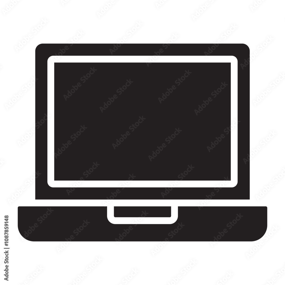 Laptop icon. Laptop icon.