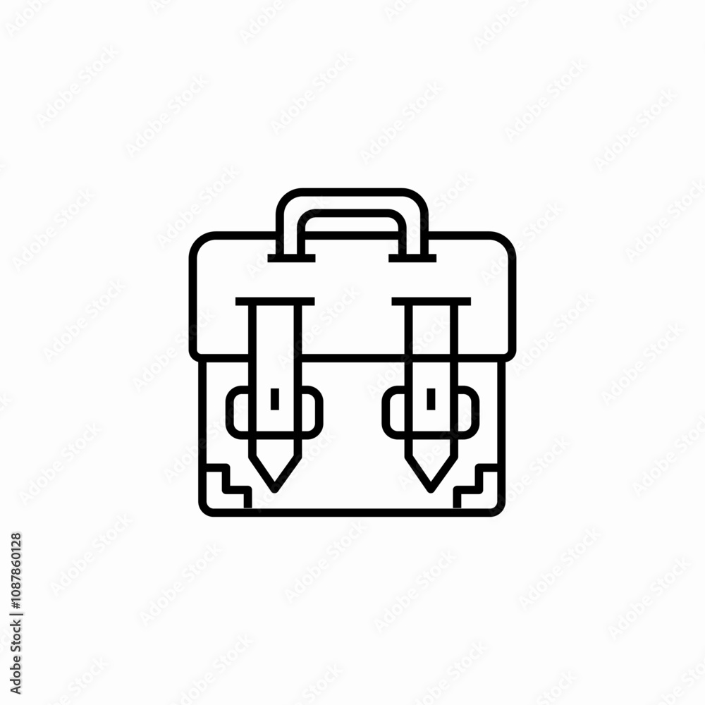 portfolio suitcase icon sign vector portfolio suitcase icon sign vector