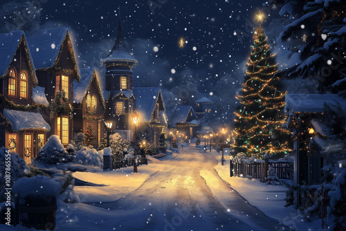 Christmas frame wallpaper, background