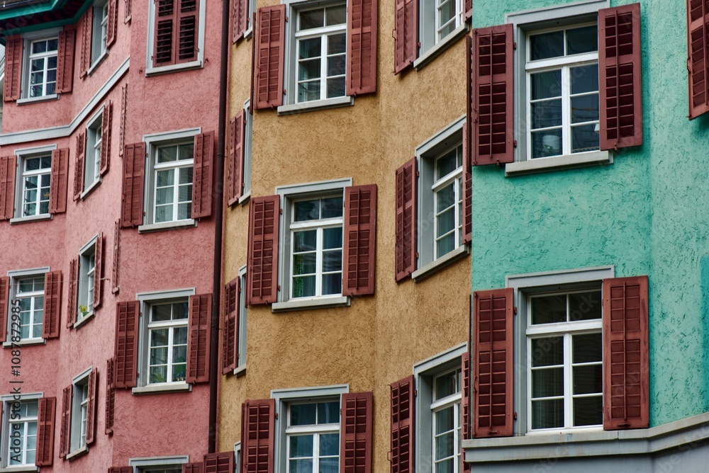 Fototapeta premium old houses in the city Lucerne
