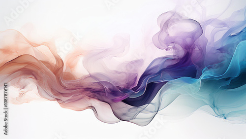 abstract colorful smoke