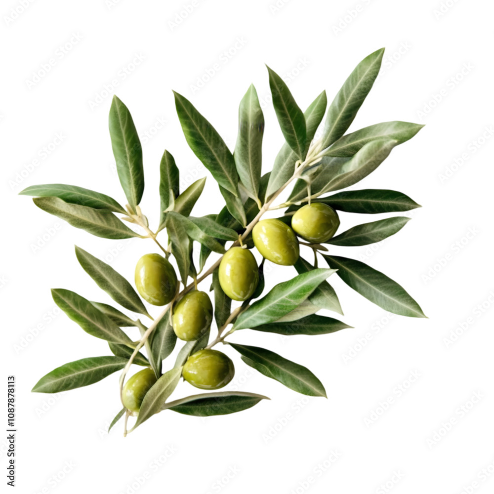 Fresh Green Olives on Branch Mediterranean Nature Culinary Ingredient Healthy Food Fresh Green Olives on Branch Mediterranean Nature Culinary Ingredient Healthy Food