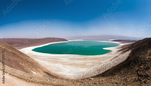 A view of Lake Assal in Djibouti