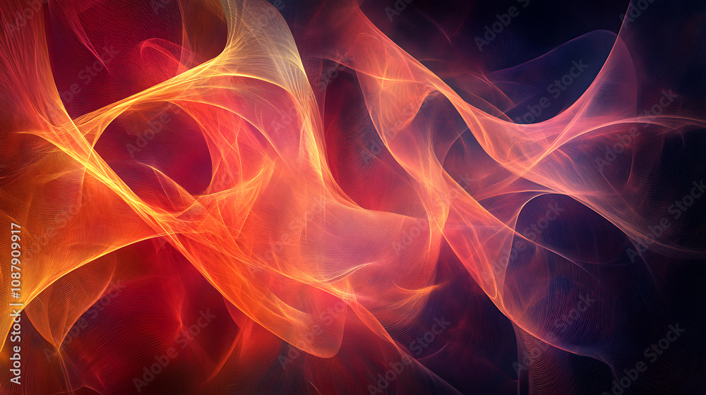 Obraz premium Ethereal abstract digital background for technological processes and ai concepts