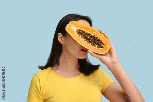 Beautiful young woman with ...
