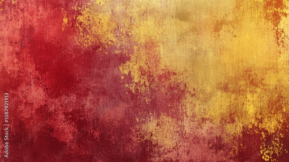 Red and gold textured background creating a stunning visual effect, perfect for adding depth and richness to any project Red and gold textured background creating a stunning visual effect, perfect for adding depth and richness to any project