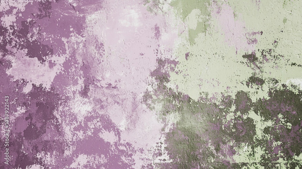 Grunge background with purple and green hues resembling weathered wall, perfect for designs and textures Grunge background with purple and green hues resembling weathered wall, perfect for designs and textures