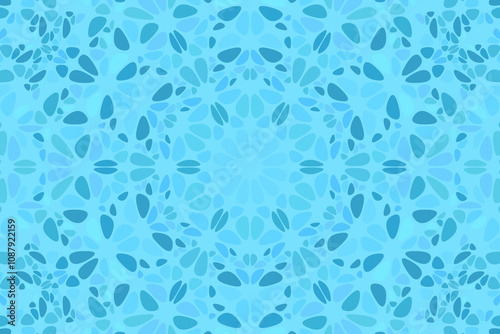 Abstract dynamic mosaic website background - psychedelic circular colorful vector graphic design