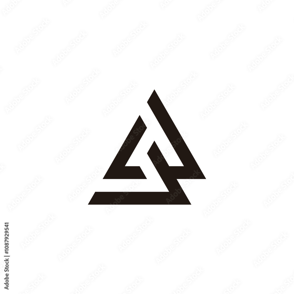 Letter L and B triangle geometric symbol simple logo vector Letter L and B triangle geometric symbol simple logo vector