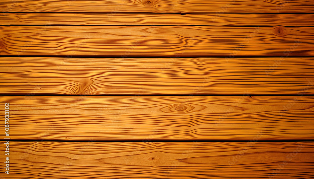 Fototapeta premium Brown wood texture from natural tree. Beautifully patterned wooden planks, hardwood floor background, silhouette