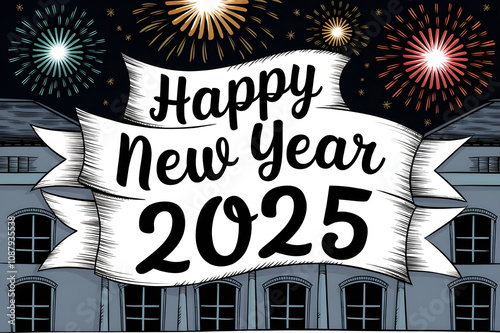 A beautiful picture for New Year 2025