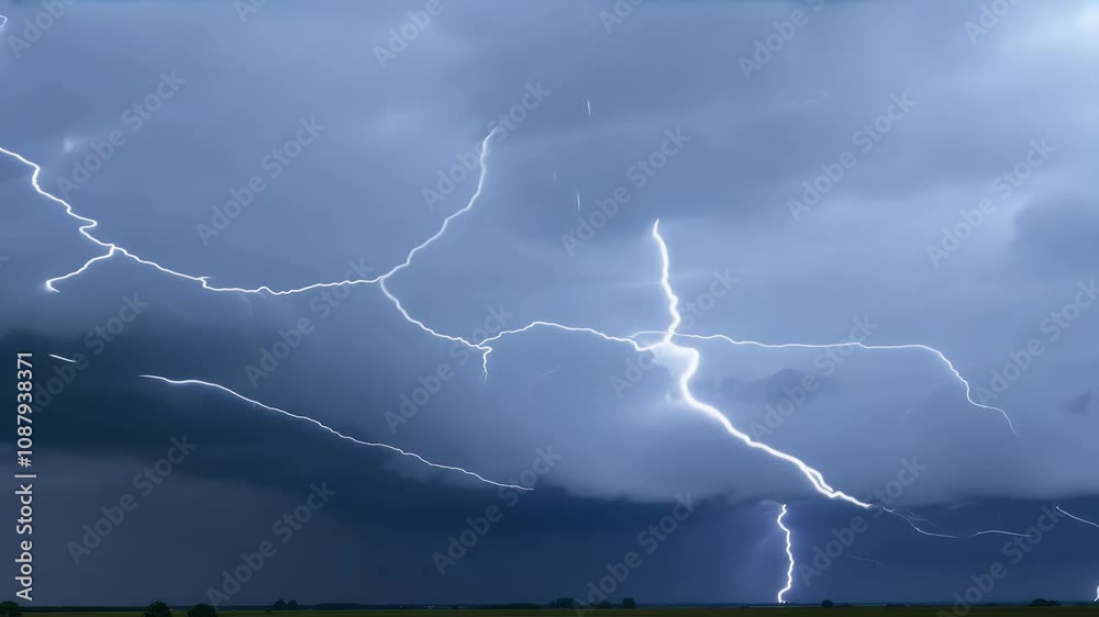 power energy thunderstorm filmed create dynamic ather related visual effect thunder heaven cloud mist fog night heavenly inspirational surreal idea light dark ominous deadly potential sky background
