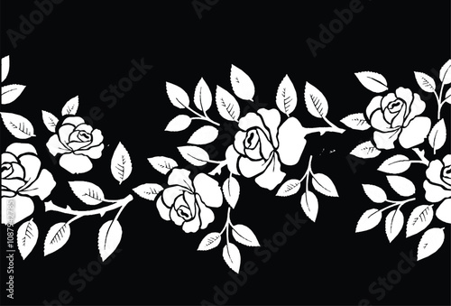 Indonesian batik motifs with very distinctive, exclusive plant patterns. vector EPS 10