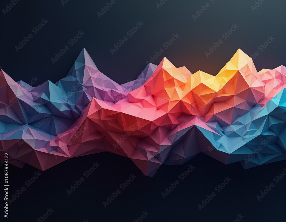 Abstract orange and blue background. Generative ai. Abstract orange and blue background. Generative ai.