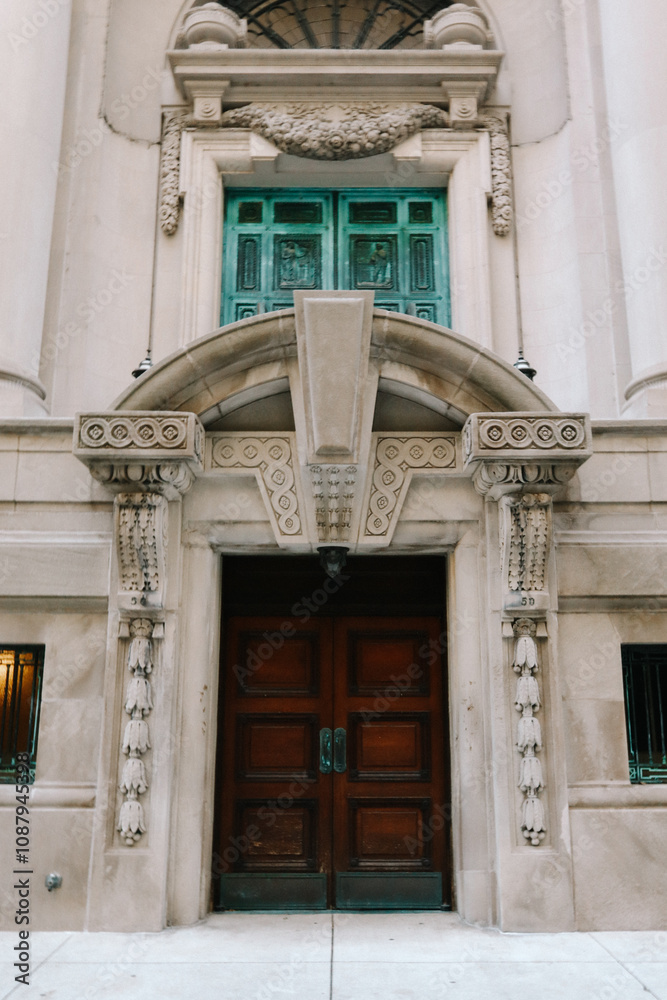 Fototapeta premium entrance to the building