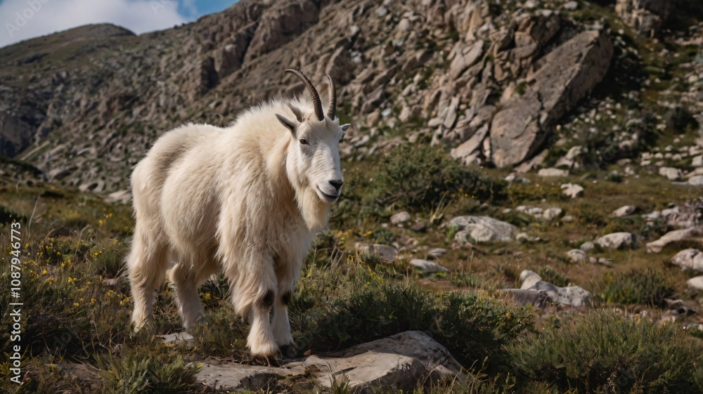 Obraz premium Mountain goat