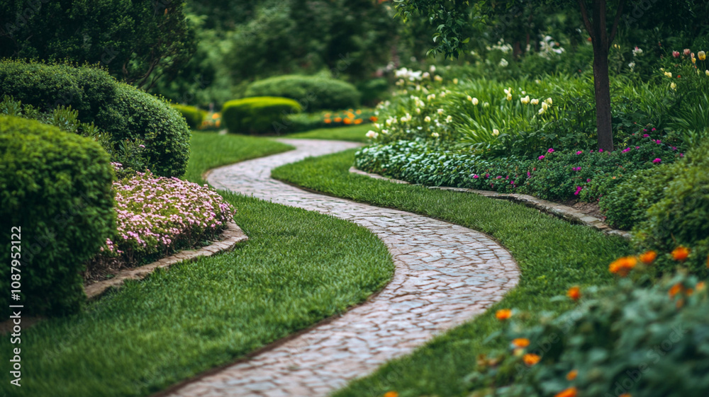 path in the garden path in the garden
