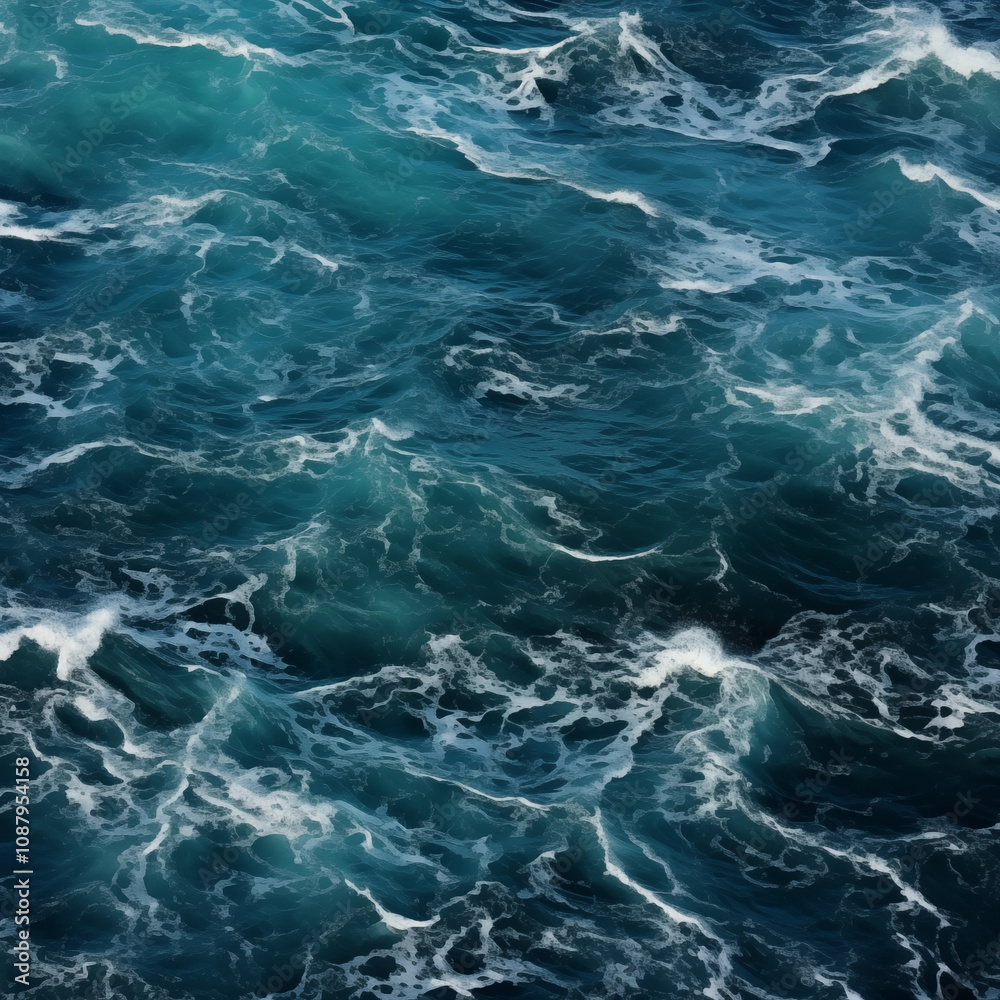 Fototapeta premium Water texture on beach