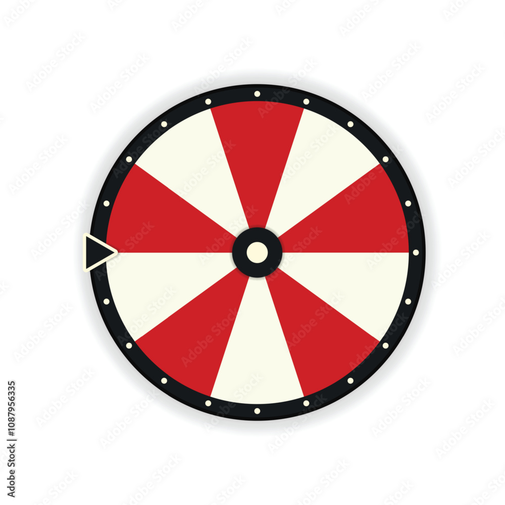 10 section blank wheel of fortune icon. Clipart image isolated on white background. 10 section blank wheel of fortune icon. Clipart image isolated on white background.