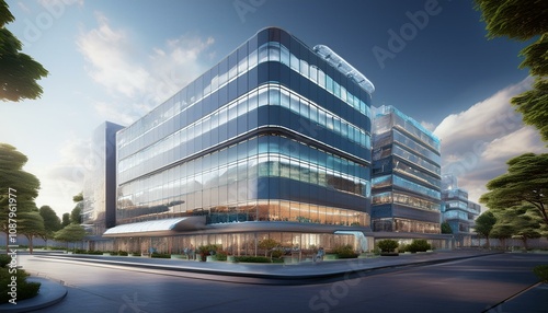 Modern Architecture Building Futuristic