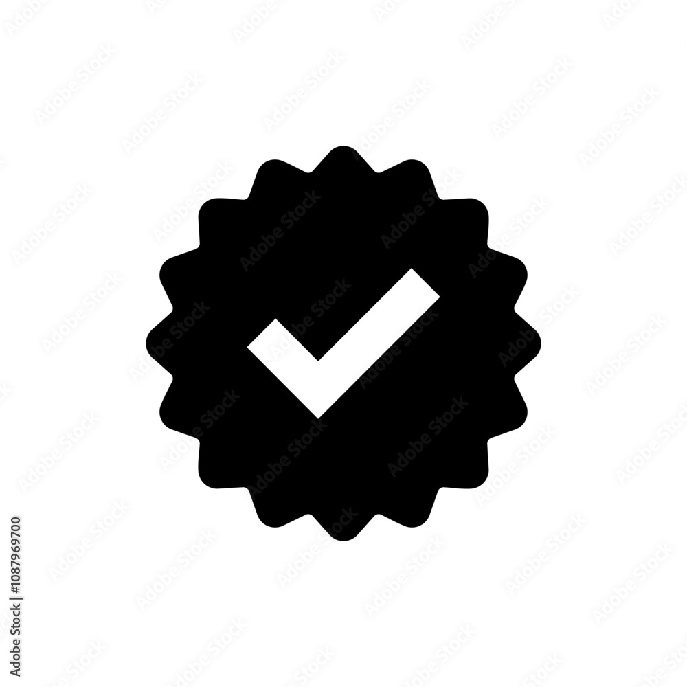 verified icon vector. verification check mark. approved sign and symbol verified icon vector. verification check mark. approved sign and symbol